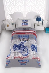 Big Skull Tek Kişilik Nevresim Seti - 1