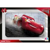 Ks Games Cars 24 Parça Frame Puzzle - Şimşek McQueen - 1