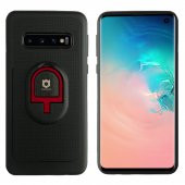 Samsung S10 (G973) iFace Yüzük Tutuculu Arka Kapak Halka-Bordo - 3