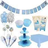 Erkek Baby Shower Süsleri Seti Paketi - 1