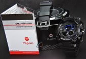 Vegans Erkek Kol Saati İri Model Dağcı Saati Dijital Analog Siyah Silikon Kordon Gösterişli İri Kasa - 6