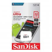 SanDisk Ultra® 32GB 80MB/s microSDHC?/microSDXC? UHS-I Hafıza Kartı SDSQUNS-032G-GN3MN - 1