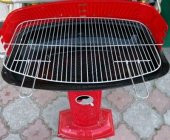 Bahçe Mangal Elit Garden Grill Kırmızı Kömürlü Mangal Barbekü Boy - 4