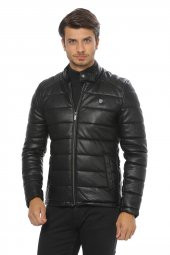 Pierre Cardin Erkek Suni Deri Ceket - 1