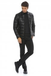 Pierre Cardin Erkek Suni Deri Ceket - 3