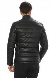 Pierre Cardin Erkek Suni Deri Ceket - 5