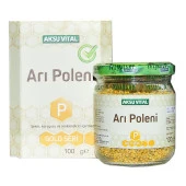 Aksuvital Saf Doğal Arı Poleni 100 Gr Cam Şişe - 1