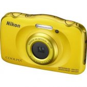 Nikon W100 Suya Dayanıklı Dijital Fotoğraf Makinesi (Sarı) - 1