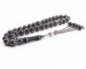 925 Ayar Gümüş Karpuz Dilimli Erzurum Oltu Tesbih thumbnail 2