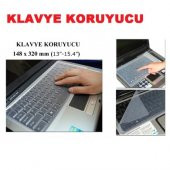 NOTEBOOK LAPTOP KLAVYE KORUYUCU SİLİKON 13" 15" İNÇ ŞEFFAF - 1
