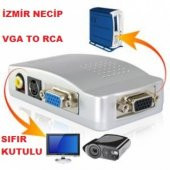 Vga To Video Vga Rca Çevirici Vga Giriş Rca Lale Çıkış Vga İn Vid - 1