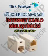 RJ 45 SOKETİ BİRLEŞTİRME APARATI KABLO UZATMA SOKETİ - 1