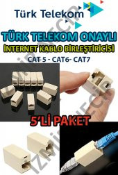 NCPLİNE 5 ADET CAT5-CAT6 KABLOSU ARA BİRLEŞTİRME JAKI KALİTELİ ÜRÜN - 1