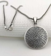 925 Ayar Gümüş Esma-ül Hüsna Kolye thumbnail 1