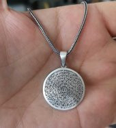 925 Ayar Gümüş Esma-ül Hüsna Kolye thumbnail 2