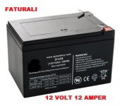 NCPLİNE 12 VOLT 12 AMPER 12Ah KURU TİP BAKIMSIZ AKÜ PİL BATARYA - 1