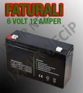 NCPLİNE 6 VOLT 12 AMPER PİLSAN OYUNCAK İLE UYUMLU AKÜ PİL BATARYA - 1