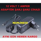 NCPLİNE ADAPTÖR 12VOLT 1AMPER LED-MİNİ UYDU ALICISI-MODEM İÇİN SAGLAM - 1