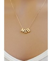 925 Ayar Gümüş Kişiye Özel Üç Boyutlu Harf Kolye Model -2 thumbnail 2