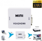 VGA to 2 HDMI Mini Çevirici Dönüştürücü VGA2HDMI Video AdaptörÜ S - 1