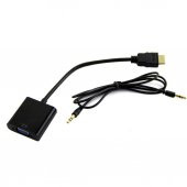 NCPLİNE HDMI TO VGA ÇEVİRİCİ KABLO PROJEKSİYON UYUMLU KALİTELİ SESLİ - 3