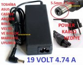 CAPER UYUMLU ADAPTÖR 19 VOLT 4.74 AMPER SIFIR ÜRÜN - 1
