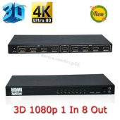 ULTRA HD 8Lİ HDMI SPLİTR 3D 4K YAYIN ARTTIRICI - 1