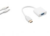 NCPLİNE HDMI to VGA + Audio Çevirici UYDU TV ARASI ÇEVİRİ - 1