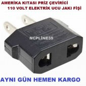 NCPLİNE SEYAHAT ADAPTÖRÜ AMERİKAN JAK PRİZ ELEKTRİK UCU ÇEVİRİCİ 110 VOLT - 1