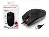 double click USB GİRİŞLİ OPTİK KABLOLU MOOUSE MAUS - 1