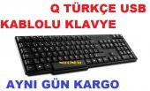 Q KLAVYE TÜRKÇE USB GİRİŞLİ QU-KU q KEYBOARD KILAVYE-USB GİRİŞLİ - 1