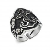 Deniz Çapa Model Okçu (Zihgir) Gümüş Yüzük thumbnail 1