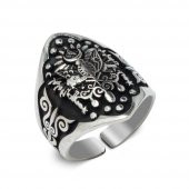 Osmanlı Devlet Armalı Okçu (Zihgir) Model Yüzük thumbnail 3