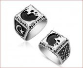 Atatürk Silüeti 925 Ayar Gümüş Yüzük thumbnail 3