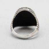 925 Ayar Gümüş Selçuklu Kartalı Yüzük thumbnail 4