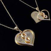 İsim Yazılı Sonsuzluk Kalpli  Gümüş Kolye thumbnail 1