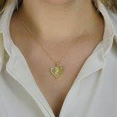 İsim Yazılı Sonsuzluk Kalpli  Gümüş Kolye thumbnail 3