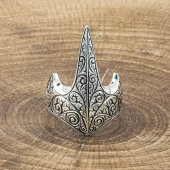 925 Ayar Gümüş Özel Tasarım Okçu Zihgir Yüzük thumbnail 6