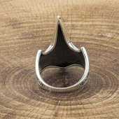 925 Ayar Gümüş Özel Tasarım Okçu Zihgir Yüzük thumbnail 5