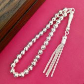 Lazer Kesim 925 Ayar Gümüş Tesbih Model 3 thumbnail 1