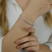 925 Ayar Gümüş Su Yolu Bileklik Model 3 thumbnail 1