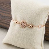 925 Ayar Gümüş Zirkon Taşlı  Kar Tanesi Bileklik thumbnail 3