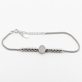 925 Ayar Gümüş Toplu Zirkon Taşlı Bayan Bileklik thumbnail 2