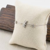 925 Ayar Gümüş Yusufçuk Simgeli Taşlı Bayan  Bileklik thumbnail 3