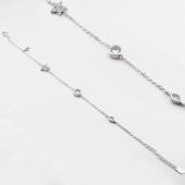 925 Ayar Gümüş Zirkon Taşlı Şans Bilekliği thumbnail 1