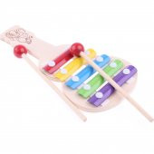Ahşap Oyuncak Gitar Selefon Eğitici Öğretici Geliştirici Ahşap Oyuncak Müzik Aleti Ahşap Selefon - 1
