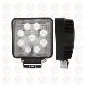 9 LED KARE 27W OFF ROAD SİS,GÜNDÜZ FARI VE ÇALIŞMA LAMBASI - 1