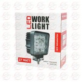 9 LED KARE 27W OFF ROAD SİS,GÜNDÜZ FARI VE ÇALIŞMA LAMBASI - 2