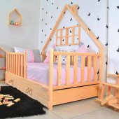 Markaawm Montessori Çocuk Yatak Yavrulu 90X190 Karyola Ağacı - 3