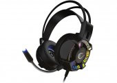 Rampage STYLES Siyah USB 7.1 Version RGB Oyuncu Mikrofonlu Kulakl - 1